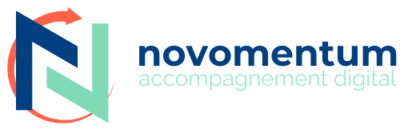 Logo de la société Novomentum, spécialisée en accompagnement digital